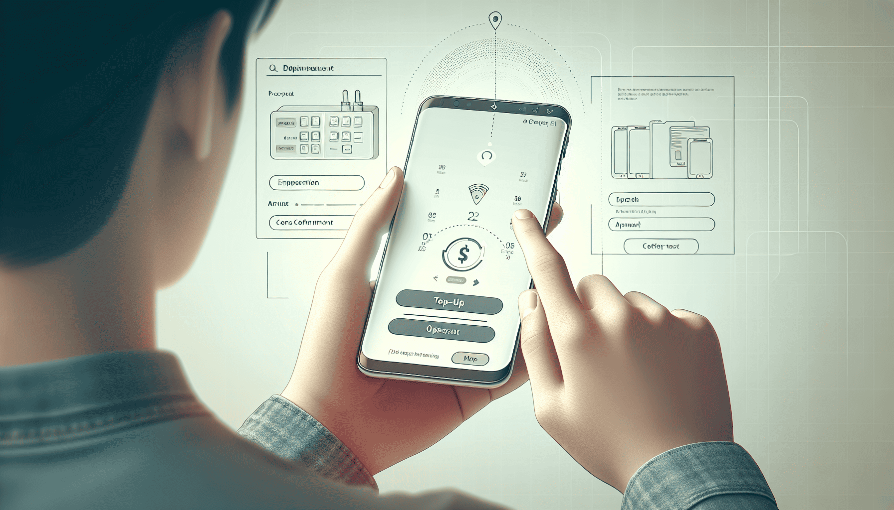 Process of mobile top-up